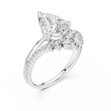 Ladies Ring DDLR-059 - White Gold - Image