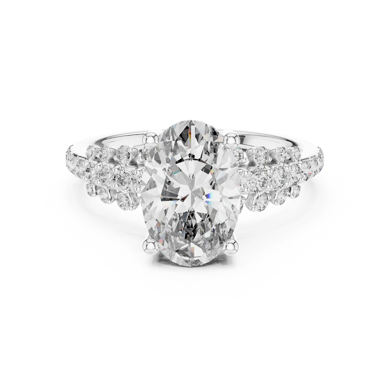 Ladies Ring DDLR-060 - White Gold - Image