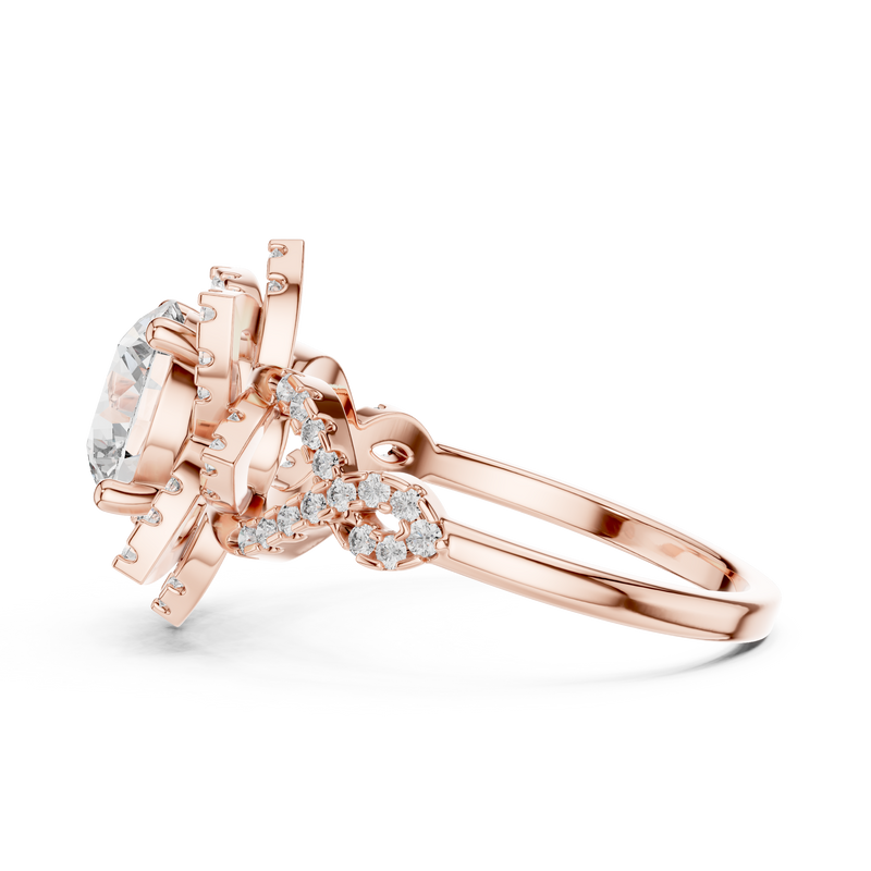 Ladies Ring DDLR-061 - Rose Gold - Image