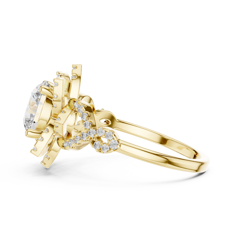 Ladies Ring DDLR-061 - Yellow Gold - Image