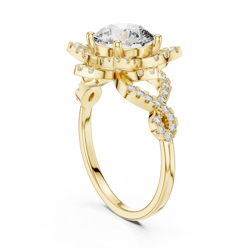 Ladies Ring DDLR-061 - Yellow Gold - Image