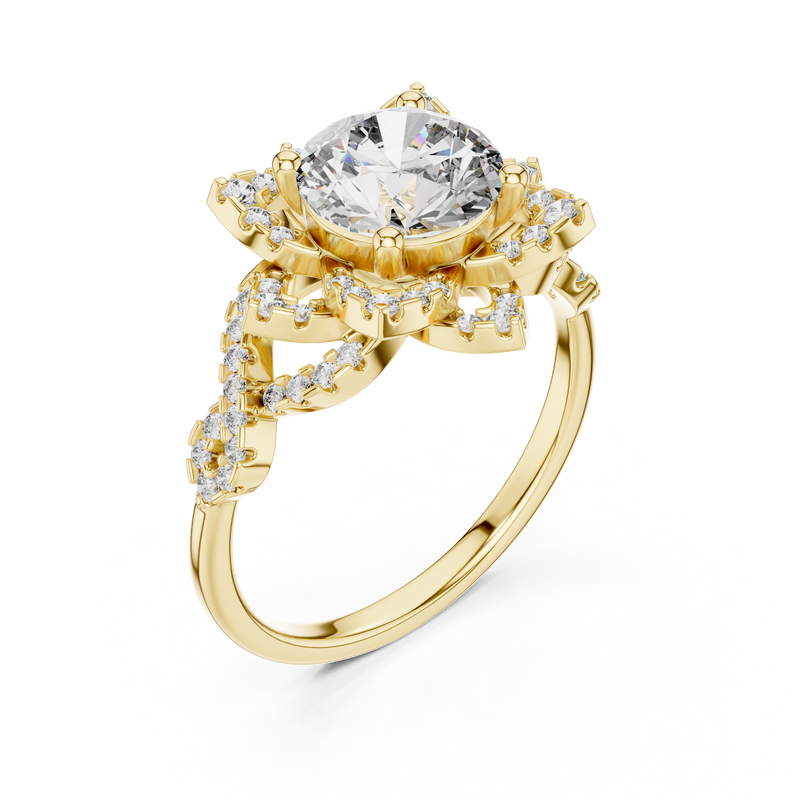 Ladies Ring DDLR-061 - Yellow Gold - Image