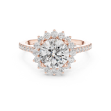 Ladies Ring DDLR-062@7 - Rose Gold - Image