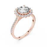Ladies Ring DDLR-062@7 - Rose Gold - Image