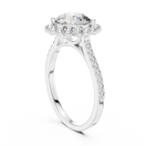 Ladies Ring DDLR-062@7 - White Gold - Image