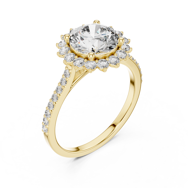 Ladies Ring DDLR-062@7 - Yellow Gold - Image