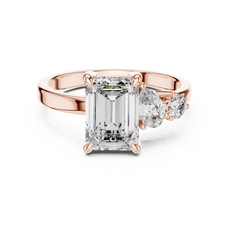 Ladies Ring DDLR-063@7 - Rose Gold - Image