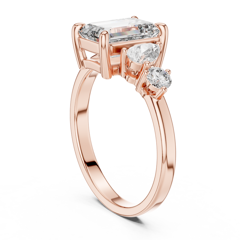 Ladies Ring DDLR-063@7 - Rose Gold - Image