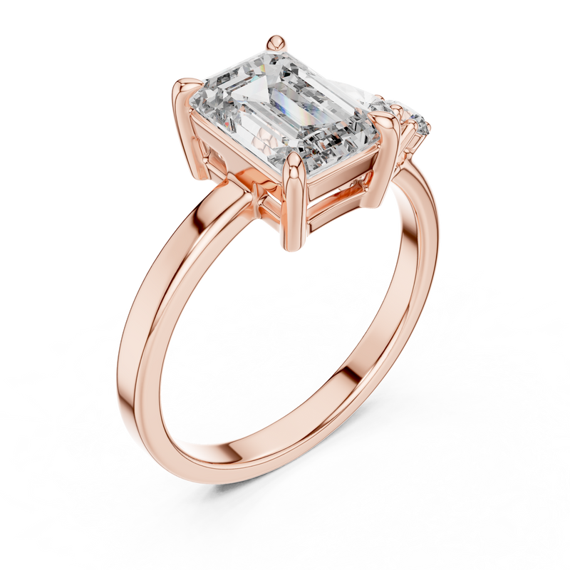 Ladies Ring DDLR-063@7 - Rose Gold - Image