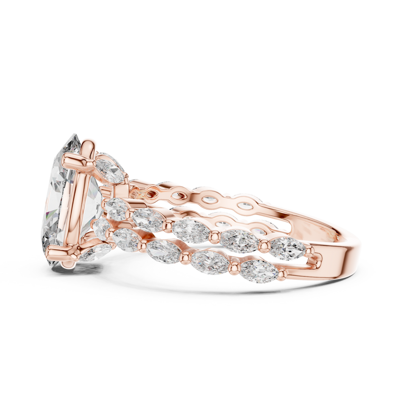 Ladies Ring DDLR-064 - Rose Gold - Image