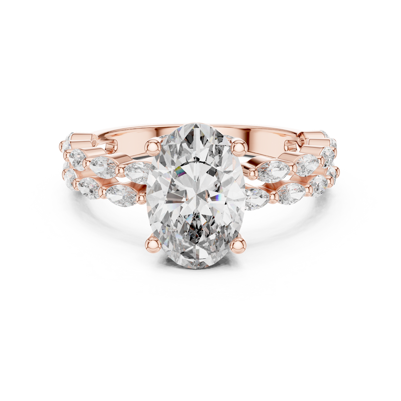 Ladies Ring DDLR-064 - Rose Gold - Image