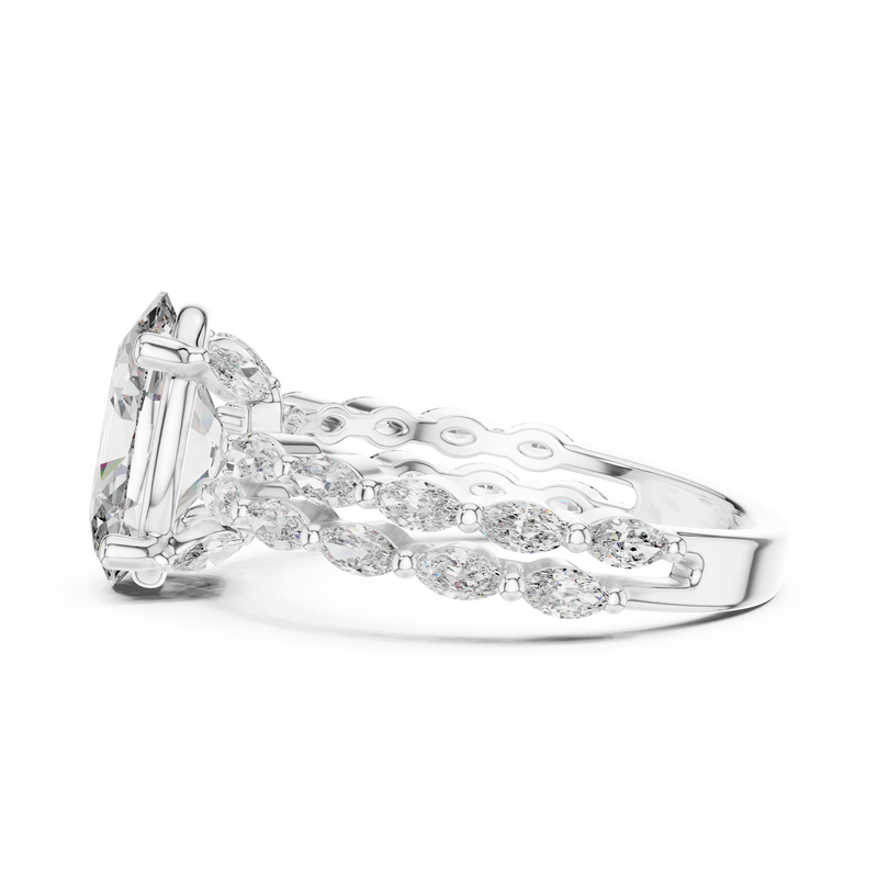 Ladies Ring DDLR-064 - White Gold - Image