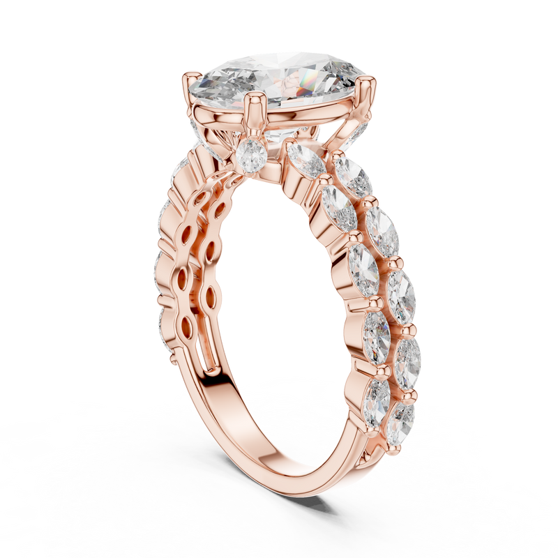 Ladies Ring DDLR-064 - Rose Gold - Image