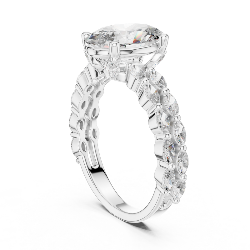 Ladies Ring DDLR-064 - White Gold - Image