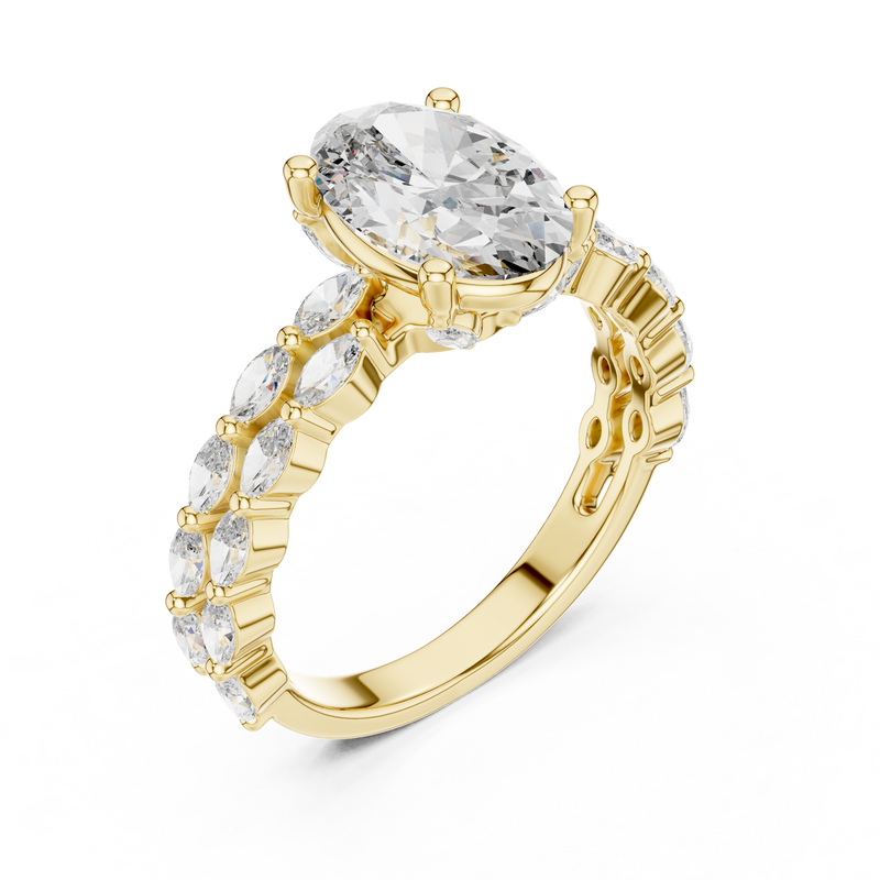 Ladies Ring DDLR-064 - Yellow Gold - Image