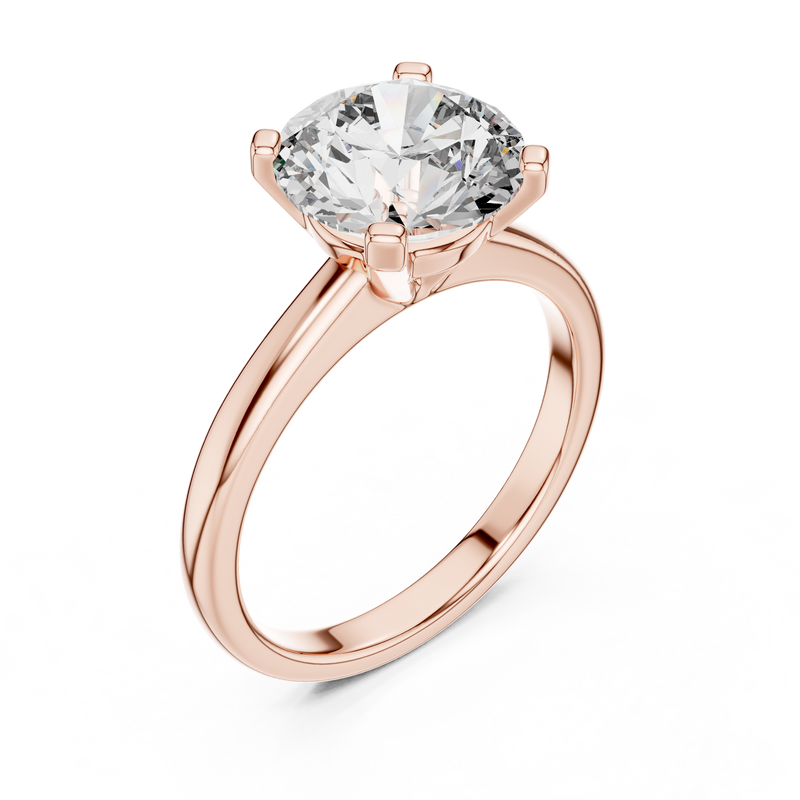 Ladies Ring DDLR-065@7 - Rose Gold - Image