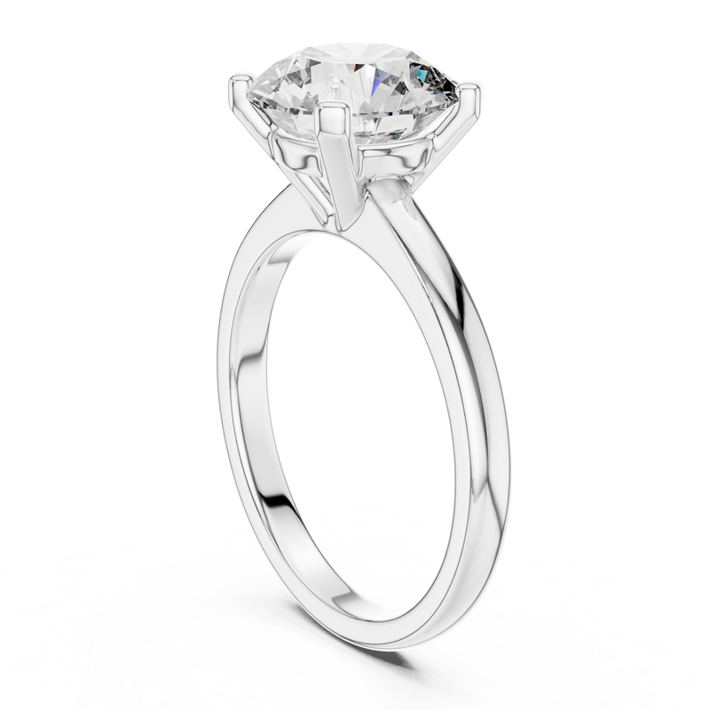 Ladies Ring DDLR-065@7 - White Gold - Image