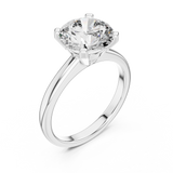 Ladies Ring DDLR-065@7 - White Gold - Image