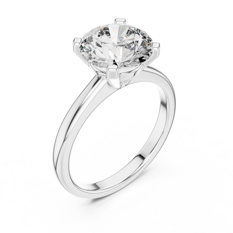 Ladies Ring DDLR-065@7 - White Gold - Image