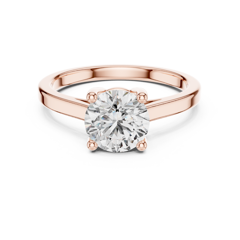 Ladies Ring DDLR-066@7 - Rose Gold - Image