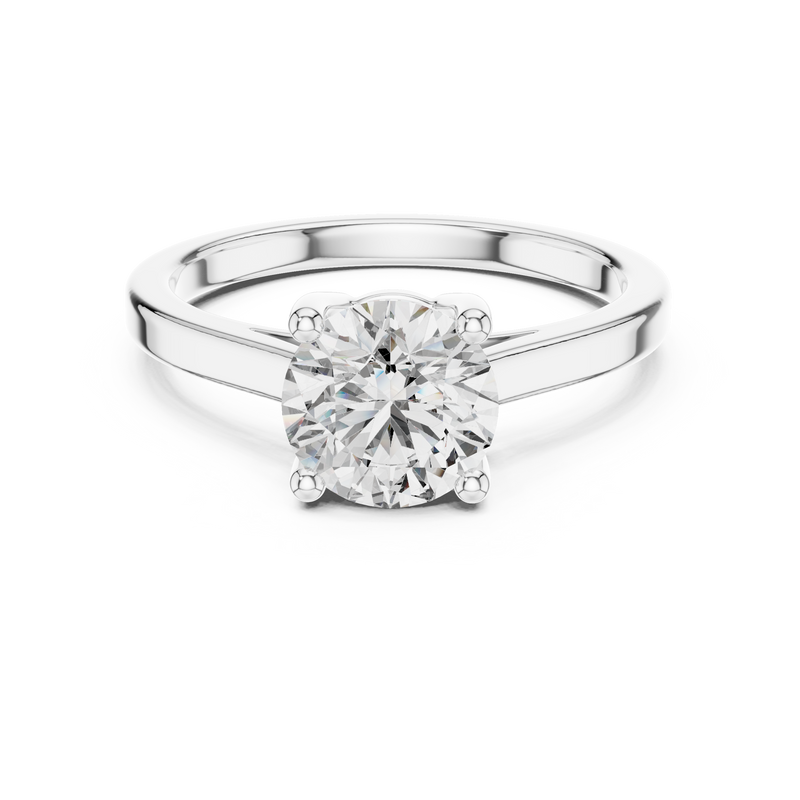 Ladies Ring DDLR-066@7 - White Gold - Image