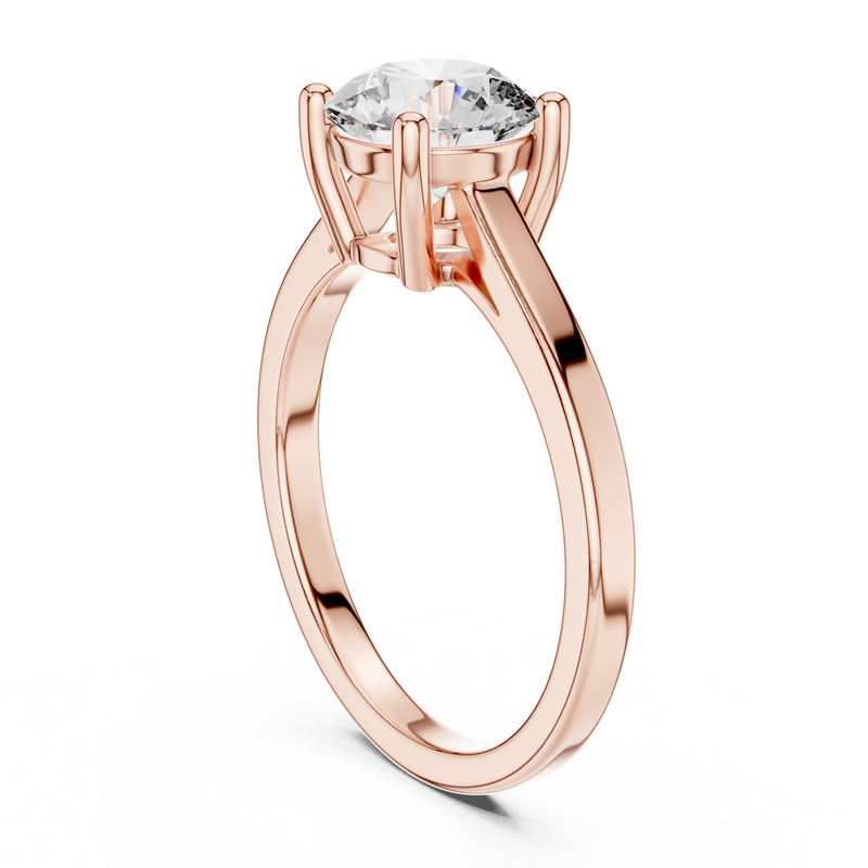 Ladies Ring DDLR-066@7 - Rose Gold - Image