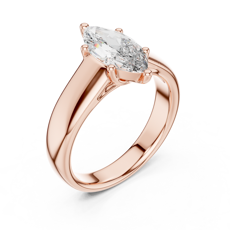Ladies Ring DDLR-067 - Rose Gold - Image