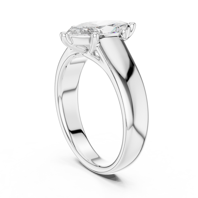 Ladies Ring DDLR-067 - White Gold - Image
