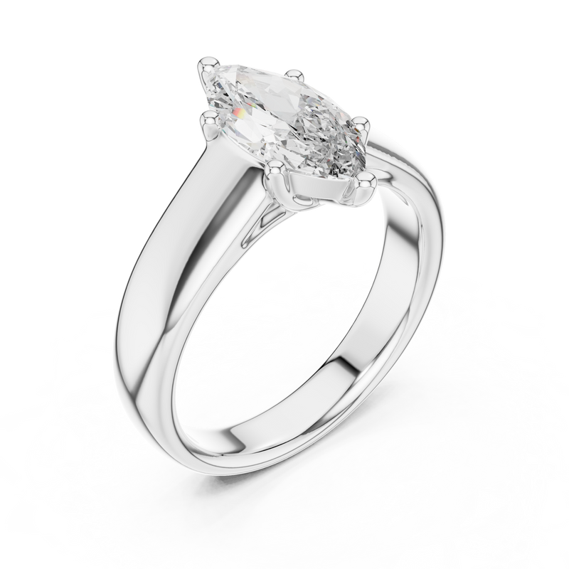 Ladies Ring DDLR-067 - White Gold - Image