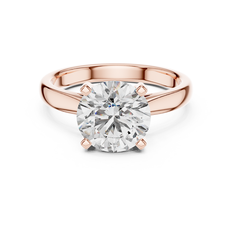 Ladies Ring DDLR-068@7 - Rose Gold - Image