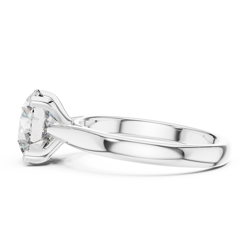 Ladies Ring DDLR-068@7 - White Gold - Image