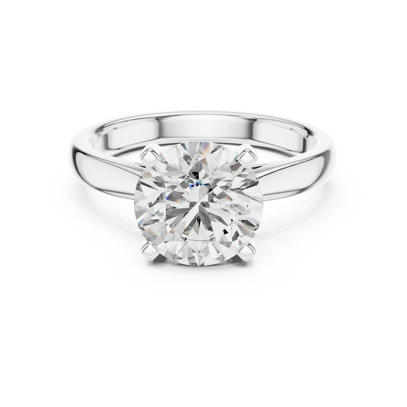 Ladies Ring DDLR-068@7 - White Gold - Image