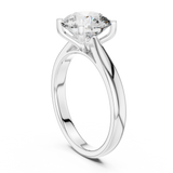 Ladies Ring DDLR-068@7 - White Gold - Image