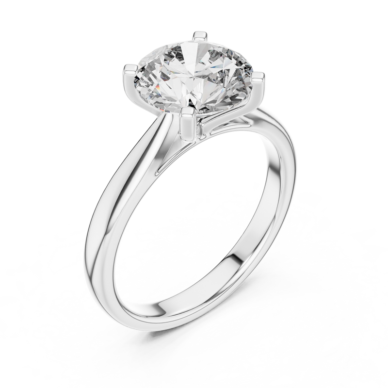 Ladies Ring DDLR-068@7 - White Gold - Image