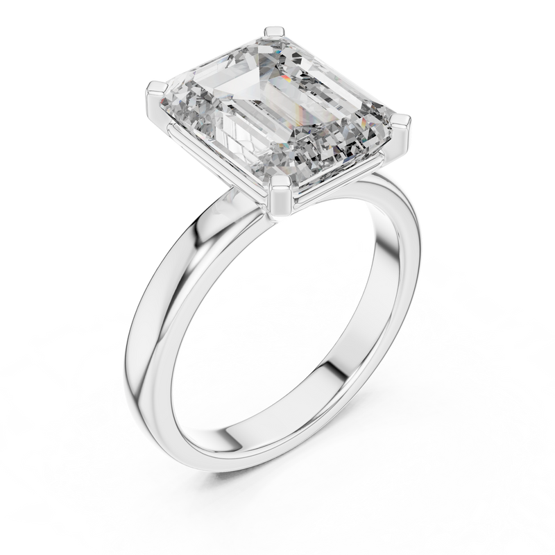 Ladies Ring DDLR-069@7 - White Gold - Image