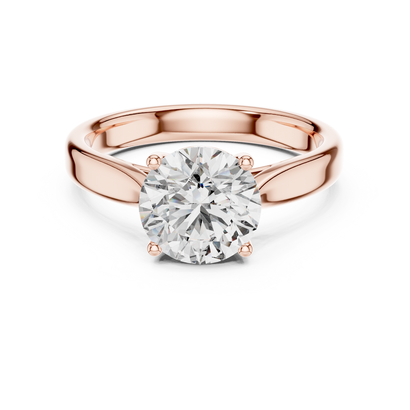 Ladies Ring DDLR-070@7 - Rose Gold - Image