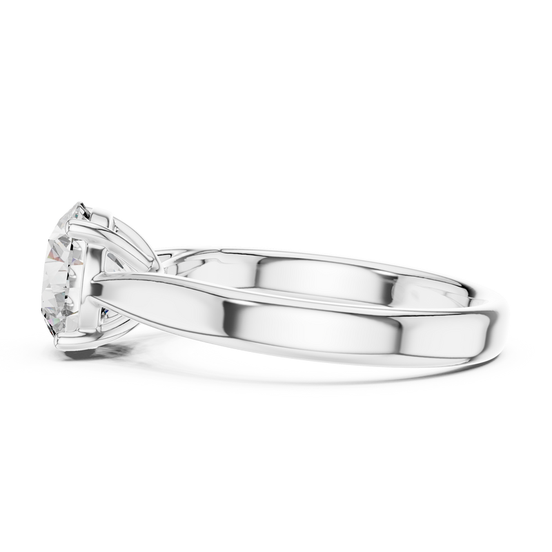 Ladies Ring DDLR-070@7 - White Gold - Image
