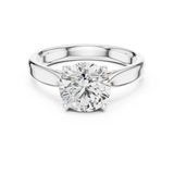 Ladies Ring DDLR-070@7 - White Gold - Image