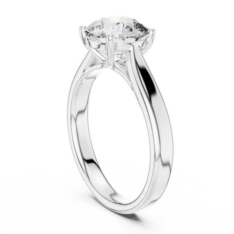 Ladies Ring DDLR-070@7 - White Gold - Image