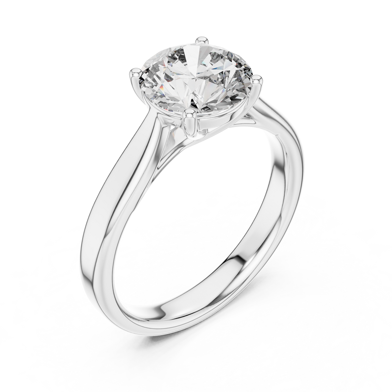 Ladies Ring DDLR-070@7 - White Gold - Image