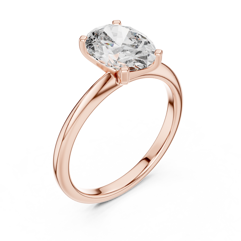 Ladies Ring DDLR-071 - Rose Gold - Image
