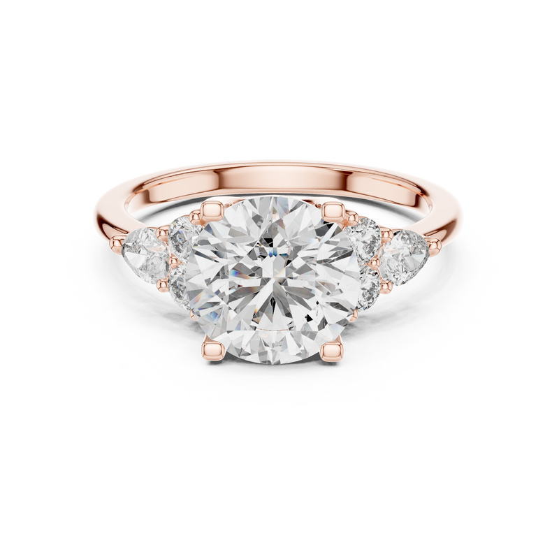 Ladies Ring DDLR-072@7 - Rose Gold - Image