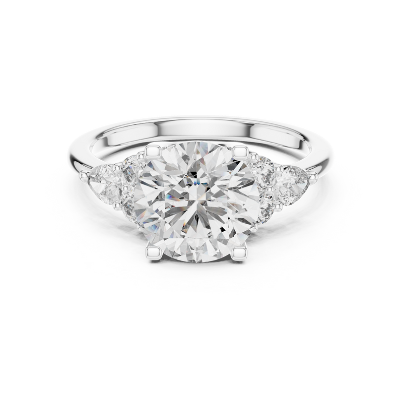 Ladies Ring DDLR-072@7 - White Gold - Image