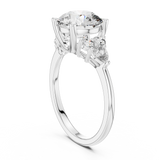 Ladies Ring DDLR-072@7 - White Gold - Image
