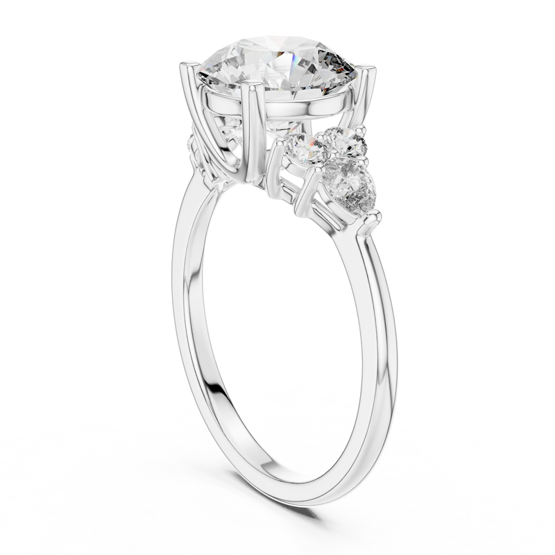 Ladies Ring DDLR-072@7 - White Gold - Image