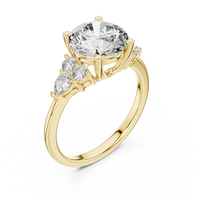 Ladies Ring DDLR-072@7 - Yellow Gold - Image
