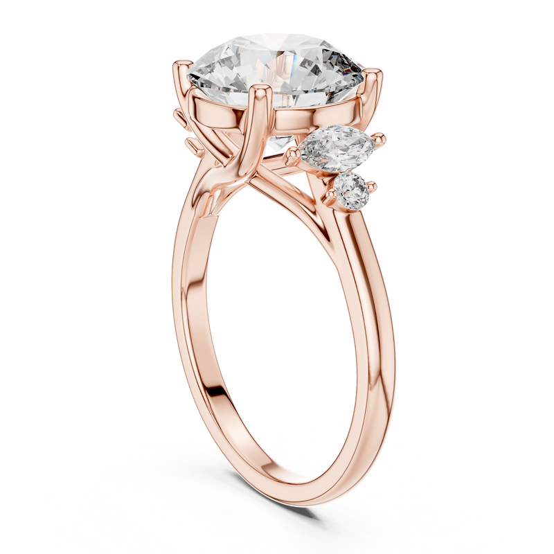 Ladies Ring DDLR-073 - Rose Gold - Image