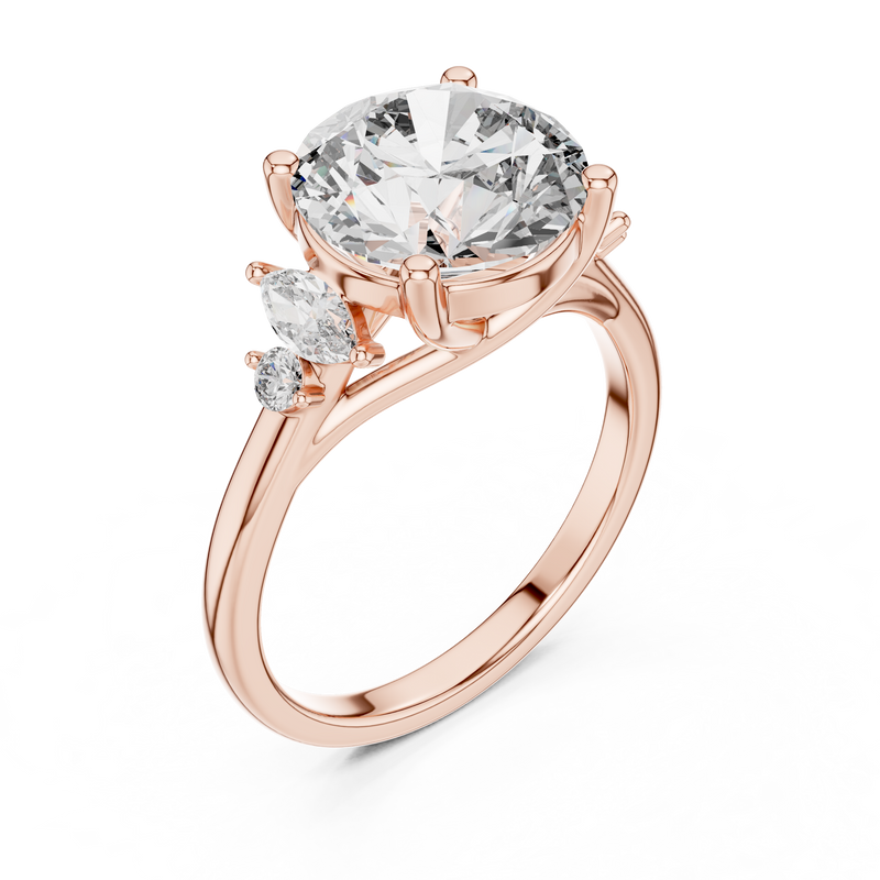 Ladies Ring DDLR-073 - Rose Gold - Image