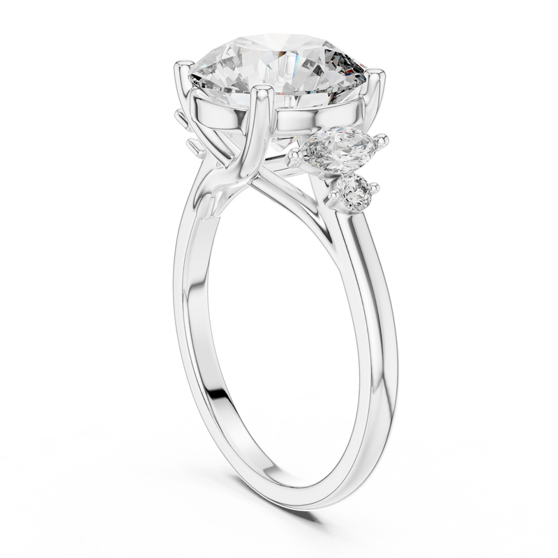 Ladies Ring DDLR-073 - White Gold - Image