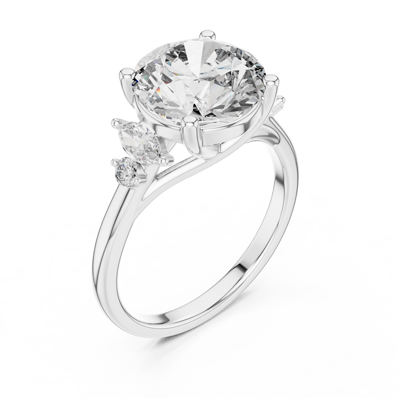 Ladies Ring DDLR-073 - White Gold - Image